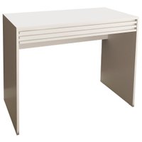 Escrivaninha Mesa Escritorio 1 Gaveta Ripada ME4173 Branco Tecno Mobili