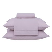 Jogo Cama King Buddemeyer 180 Fios Basic Percalle Rosa 015