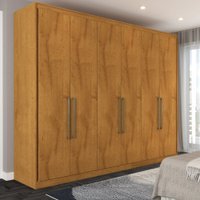 Guarda-Roupa Casal Guarujá 6 Portas 6 Gavetas 100% Mdf Peroba - Panorama Móveis