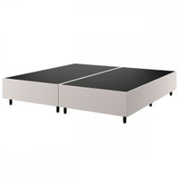 Base de Cama Box King Zeus Linho Amêndoa 26759 - Vian