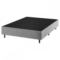 Base de Cama Box Casal Zeus Prata 26780 - Vian