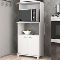 Armário de Cozinha Dallas 2 Portas Branco - Móveis Sul