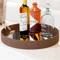 Bandeja Andiroba Luxo 35cm - Marrom