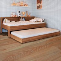 Cama Infantil Bicama San Diego Nogal - Art In Móveis