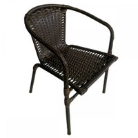 Cadeira para Jardim Ravena Fibra Sintética Argila - Wj Design