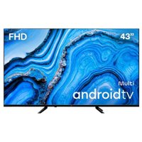 Smart Tv Tl046m 43 Polegadas Multi Fhd Android Multilaser Preto Bivolt