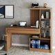 Mesa Escrivaninha 2  Portas 1 Gaveta para Computador Homework Amêndoa - Panorama Móveis