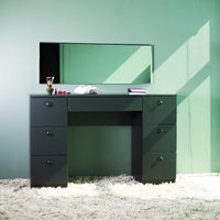 Mesa de Escritório Ditália 7 Gavetas PE-100 COR:preto