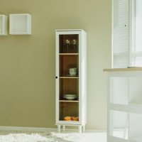 Cristaleira com Aparador Ditália e Kit Luz E-963-R-629 branco