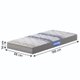 Colchão Solteiro Espuma D33 Guarda Costas Sleep 88x188x14cm Branco / Cinza Probel