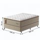 Cama Box Colchão Casal Molas Guarda Costas Max Pillow Top Probel 138x188x78cm Branco / Bege