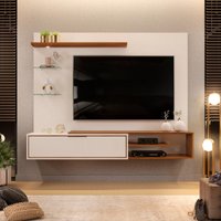 Painel para TV até 60 Polegadas com 1 Porta Dj Moveis Nuno Off Freijo