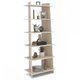 Estante para Livros Jade 6 Prateleiras Legno Salinas - Politorno Marrom
