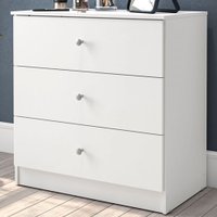 Cômoda Benfácil 3 Gavetas Branco - Politorno Branco