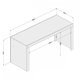 Mesa Escrivaninha Office Branco - Politorno Branco