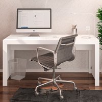 Mesa Escrivaninha Office Branco - Politorno Branco