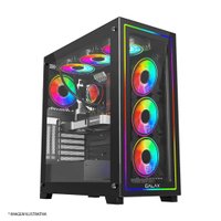 Gabinete Gamer Alpha Black Galax