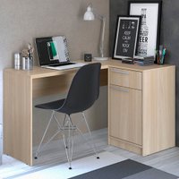 Mesa Escrivaninha Moscou 1 Porta 1 Gaveta Legno Salinas - Politorno Marrom