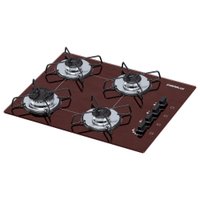 Cooktop 4 Bocas Chamalux Ultra Chama - Marrom