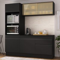Armário de Cozinha Compacta 3 peças com Rodapé MP2178 Made Multimóveis