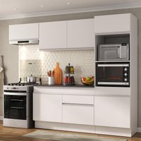 Armário de Cozinha Compacta 4 peças com Rodapé MP2176 Made Multimóveis