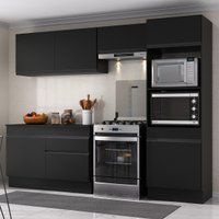 Armário de Cozinha Compacta 4 peças com Rodapé MP2193 Made Multimóveis