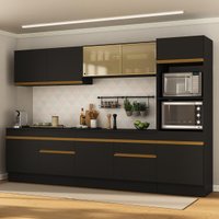 Armário de Cozinha Completa 5 peças com Rodapé MP2175 Made Multimóveis