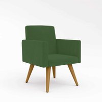Poltrona Decorativa Cadeira Escritório Oferta Verde