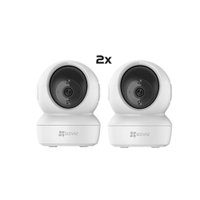 Kit Câmeras De Segurança Ezviz C6n 2mp Fhd Wifi 2un - Cs-c6n-b0-1g2wf 4mm Branco