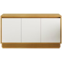 Balcao Buffet 3 Portas 160 cm BB2610 Natural Off White Tecno Mobili