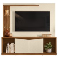 Estante Home TV 70 Pol 180 cm 2001141 Cinamomo Mell Perola Metalizado MBL