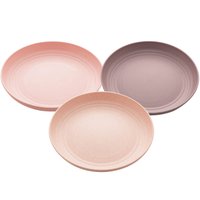 Conjunto 25 Bandejas de Bambu e Polipropileno 27cm Fundas para Servir Restaurantes Casa de Eventos