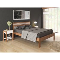 Cama de Casal P/ Colchão 138 x 188cm Multimóveis VCR35013
