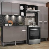 Cozinha Compacta c/ 3 Leds 3 pçs Pequim Multimóveis V3413