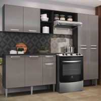 Cozinha Compacta com Armário e Balcão Pequim Up Multimóveis V2999
