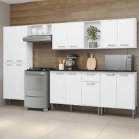 Cozinha Compacta com Armário e Balcão Xangai Jazz Multimóveis
