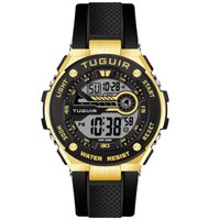 Relógio Masculino Tuguir Digital TG293 Preto e Dourado