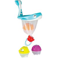 Brinquedo de Banho Buba Bebê Bolinha Esguicha Água Piscina Banheira Chuveiro Cesta Baleia