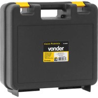 Caixa de Ferramentas Vonder VD 6002 de Plástico 34x34x13cm Preta e Amarela