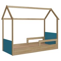 Cama Infantil Montessoriana Aveiro com Azul