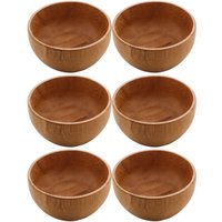 6 Bowl de Bambu Lyor Verona Molheiras 50ml Servir Molhos Caldas Maionese