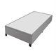 Cama Box 0,79 m com 38cm de Altura Prince Suede Cinza