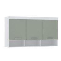 Armário Aéreo Maleiro Modulado 145cm C/ 3 Portas Alpes Luciane Móveis