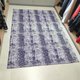 Tapete Azul Marinho Antiderrapante para Quarto Sala 200x135cm Retangular Poliéster Odessa Azul/Marinho