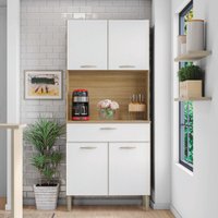 Armário de Cozinha Completa C/ 4 Portas 1 Gaveta Cris Kit's Paraná