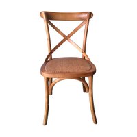 Cadeira Paris Madeira Bétula com assento estilo palha Fratini