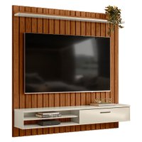 Painel Home Suspenso TV 75 Pol 5005888 Cinamomo Mell Off White MBL