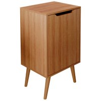 Gabinete Para Banheiro Pes Palito 1 Porta BN3641 Amendoa Tecno Mobili