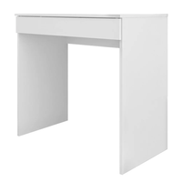 Mesa para Computador Escrivaninha 1 Gaveta Manuela Branco - Pallazio
