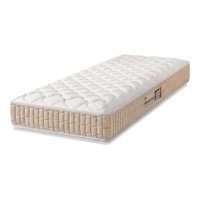 Colchão Solteiro Espuma D33 New Millenium 88x188x19cm Branco/Bege Hellen - Suporta até 120kg por Pessoa